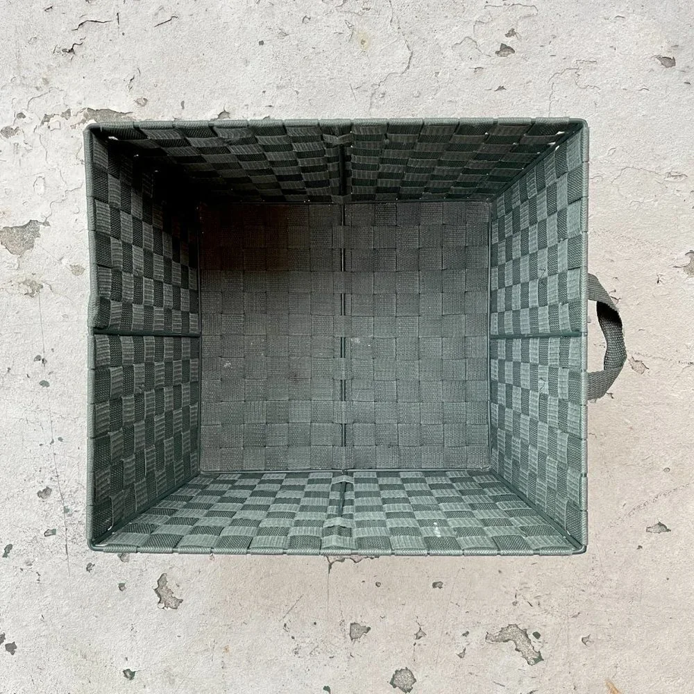 Large Woven Basket with Handles